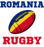 Romania Rugby Ball Mug (Yellow)